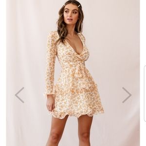 💃💃SAINT + SECRETS Yellow mustard dress